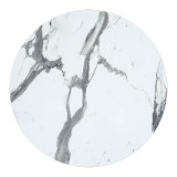Cumpara ieftin Blat masa Melody HPL marmura alba 12mm grosime 70x70 cm