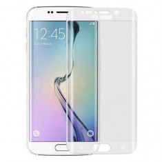 Folie sticla Samsung Galaxy S6 Edge 3D Alb foto