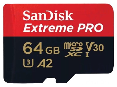 Card de memorie microSDXC 64GB Extreme Pro A2 foto