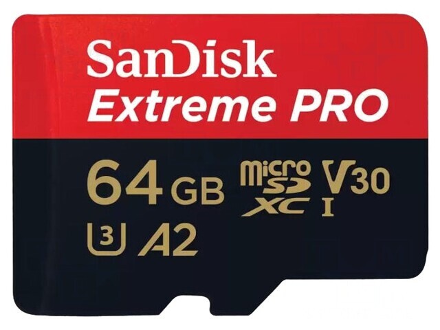 Card de memorie microSDXC 64GB Extreme Pro A2
