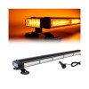 Rampa girofar proiector LED COB stroboscopic lumina portocalie 12 24V baza magnetica Cod: AS-COB-8-4S