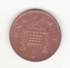 Marea Britanie 1 Penny 1997- Elizabeth II 3rd portrait; magnetic foto