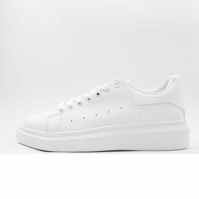Sneakers Barbati MBrands cu talpa flexibila, din piele ecologica, alb A88-3 - 44 foto