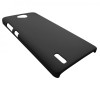 Husa tip capac plastic cauciucat neagra pentru Huawei Ascend G740 (Orange Yumo)