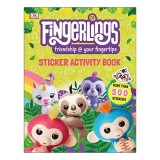 Carte de Activitati cu Stickere Fingerlings - Puzzles, Jocuri, Peste 500 Stickere, Varsta 5-8 Ani
