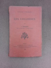 Les colloides - J. Duclaux (carte in limba franceza)
