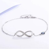 Cumpara ieftin Bratara din argint 925 pentru dama, JW1846, model infinit, placata cu rodiu