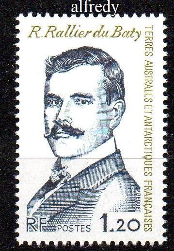 TAAF 1978, Aniversari, R. Rallier du Baty, serie neuzată, MNH