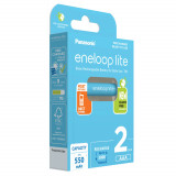 Acumulatori Eneloop, Ni-Mh, 1.2V, AAA, R3 550mAh Preincarcati, ECO, Plastic Free, Blister 2, Oem