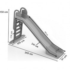 Tobogan 243 cm 01455017 greywhite