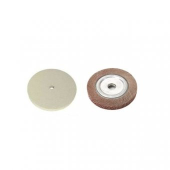 Disc perie slefuit lustruit pasla d 150 mm + Disc perie smirghel lamelar d 130 mm