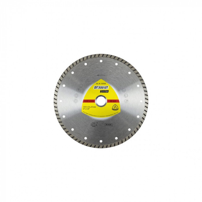 DT 300 UT disc diamantat de debitare, 115 x 1,9 x 22,23 mm 1,9 x 7 mm, margine turbo continua, Klingspor 325353