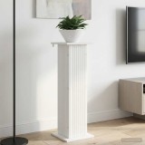vidaXL Suport pentru plante Alb 30,5 x 30 x 100,5 cm Lemn prelucrat 899744