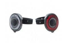 Set lumini far+stop, 2 LED-uri rosii, 2 LED-uri uri albe,