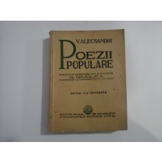 POEZII POPULARE - V. ALECSANDRI
