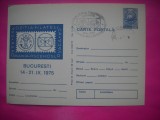 HOPCT LOT 14158 EXPO FILATELICA ROMANIA -CEHOSLOVACIA 1975 BUCURESTI -IP- -NECIRCULATA