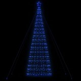 VidaXL Pom de Crăciun LED 1534 LED-uri Albastru 503 cm