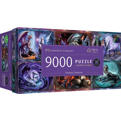 PUZZLE TREFL UFT 9000 ANNE STOKES COLLECTIONS CREATURI FANTASTICE foto