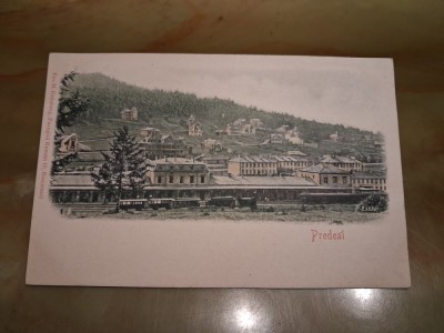 Predeal - Gara ( embosata ) foto