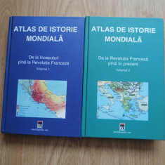 Atlas de istorie mondiala - vol. I + II - editura Rao, 2001