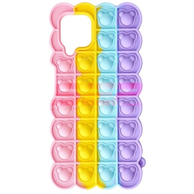 Toc silicon Pop IT Bear Samsung Galaxy A22 5G Rainbow foto