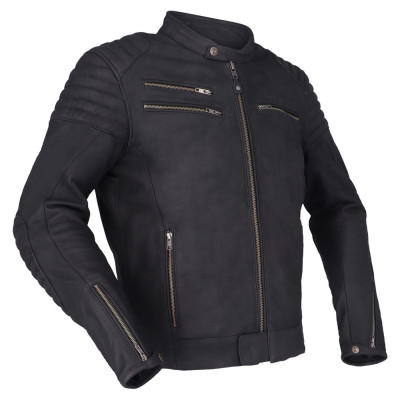 Geaca Piele Moto Richa Charleston Jacket, Negru, Marime 50 foto