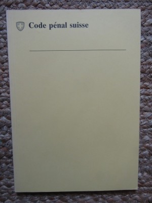 Code p&amp;eacute;nal Suisse 1990 foto