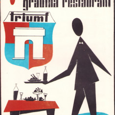 HST Pungă reclamă restaurant Triumf Casa comenzi Unic România comunistă