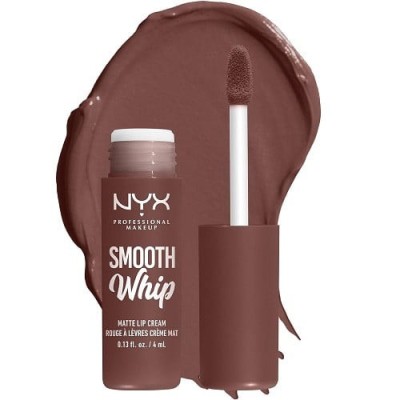 Ruj de Buze Lichid Mat, NYX Professional Makeup, Smooth Whip Matte, 17 Thread Count, 4 ml foto