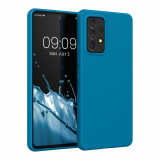 Husa Kwmobile pentru Samsung Galaxy A53 5G, Silicon, Albastru, 57808.224, Carcasa