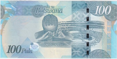 BOTSWANA 100 PULA 2009 UNC foto