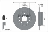 Disc frana Nissan Juke; Renault Captur II, Megane IV, Megane IV Grand Motor 1.0, 1.0 TCe 115, 1.0 TCe 115, 1.3 TCe 160, 1.3 TCe 160, 1.5 Blue dCi