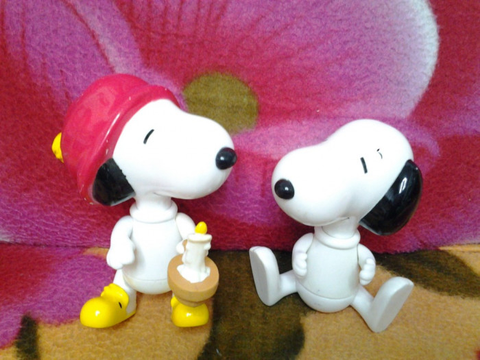 Snoppy Dog 2 figurine jucarii copii