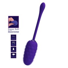 Ou Vibrator Marina, 12 Moduri Vibratii, Silicon, USB, Violet