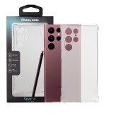 Husa Samsung Galaxy S22 Ultra Spacer, transparenta, grosime 1.5mm, protectie suplimentara antisoc la colturi, material flexibil TPU &quot;SPPC-SM-GX-S22U-C, Transparent