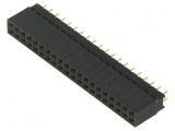 Conector şiruri pini soclu mamă 2,54mm 40 PIN THT pentru PCB