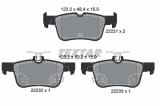 Set placute frana TEXTAR 2223101