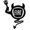 Sticker Auto , zDevil Fiat, , Autocolant Personalizat cu Stil Sportiv