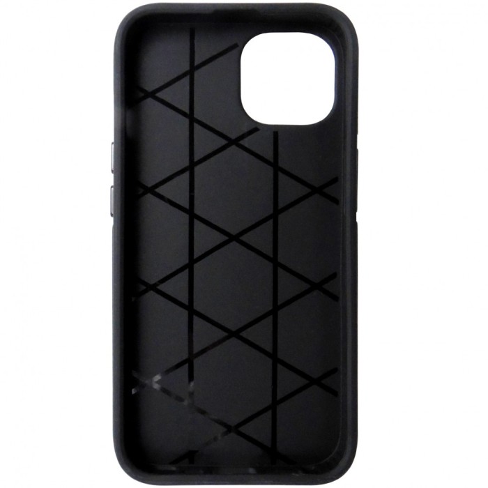 Husa tip capac spate Prio neagra, policarbonat si TPU, pentru Apple iPhone 13