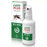 Spray insecte Care Plus DEET 50%, 60ml, protectie tantari, capuse, impotriva Malariei, Dengue, Zika, Chikungunya, Febra Galbena si Virusul West Nile