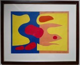 Colaj Abstract - semnat Patrick Heron