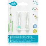 Nuvita Sonic Clean&amp;Care Replacement Brush Heads Capete de schimb pentru baterie sonic periuta de dinti pentru bebeluși Sonic Clean&amp;Care Small Green/Wh