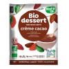 Desert Crema Cacao Bio Nat-ali, 45g, Fara Gluten, Vegan. Praf desert rapid, Ingrediente ecologice Franta. Crema patiserie, topping cacao