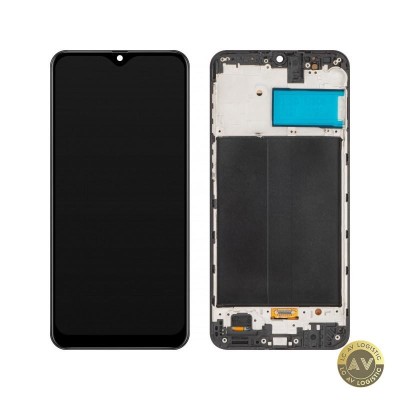 Display cu Touchscreen MP compatibil cu Samsung Galaxy M21 M215 / M30 M305 / M30s M307 / M31 M315 cu Rama Versiune OLED Negru foto