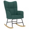 VidaXL Scaun balansoar, verde &icirc;nchis, material textil 4016794