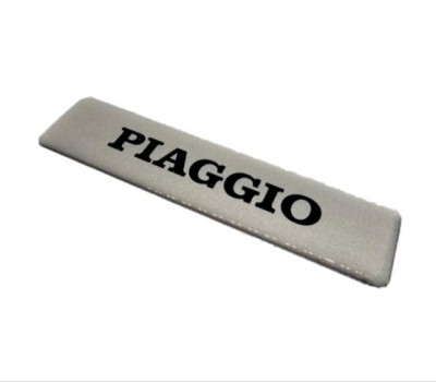 Emblema scris gumata (3D) &amp;bdquo;Piaggio&amp;rdquo; originala moped Piaggio Ciao Mix (98-04) - Si Mix (99) 2T AC 50cc foto