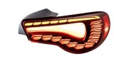 Set lampi spate, stopuri Subaru Brz 2012-20; Toyota Gt-86 2012-2021, spate, stanga+dreapta, indicator dinamic; cu animatii; LED; rosu; Tuning;
