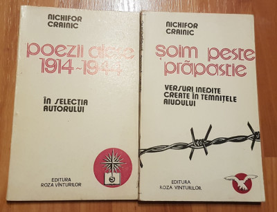 Soim peste prapastie / Poezii alese de Nichifor Crainic (2 vol) foto