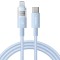 Baseus - Data Cable Display 2 (P10382703311-00) - Fast Charging, Type-C to Lightning, Digital Display, 20W, 1m - Galaxy Blue