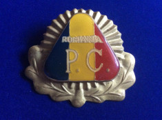 Insigna militara - Insigna Romania - Cuc/Cascheta - Poli?ia Comunitara - 2000 foto